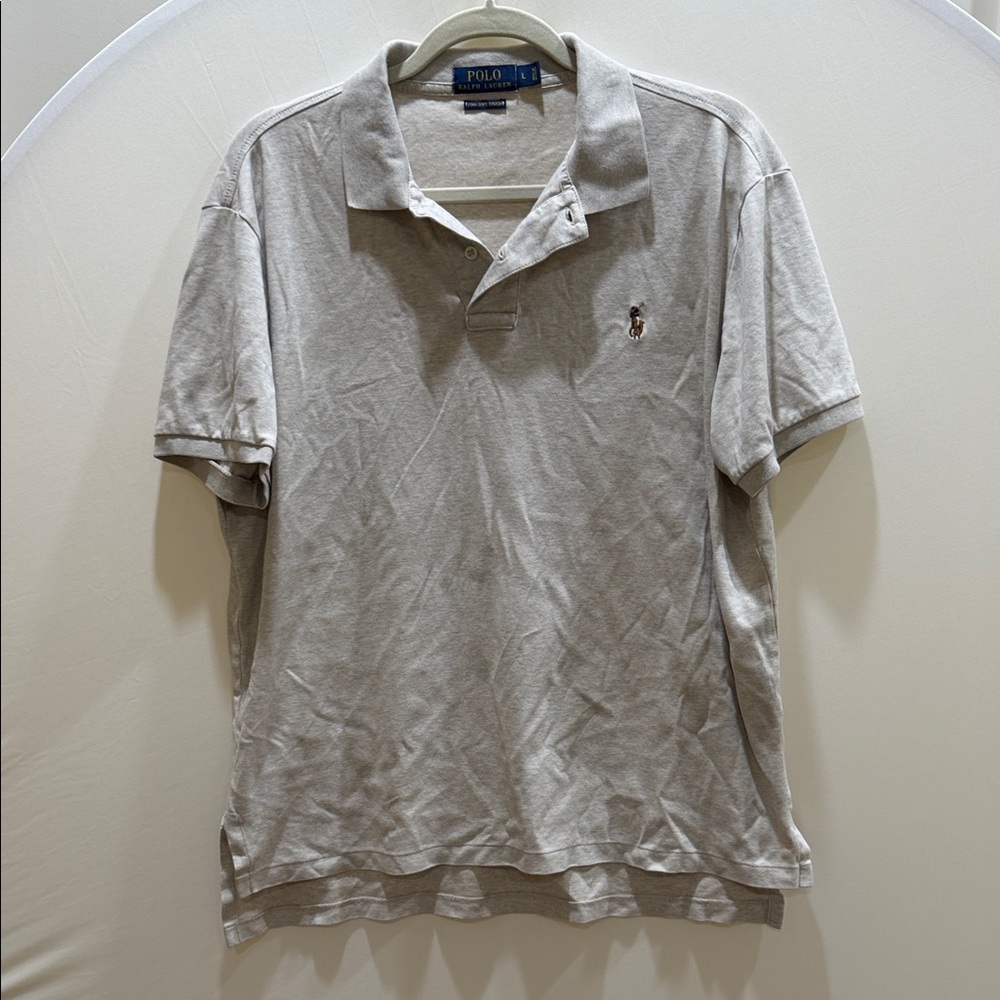Polo by Ralph Lauren Men's Light Tan Polo Shirt